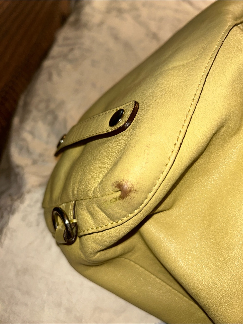 Coach lime green Leather Shoulder Bag with Top Handles - Picture 15 of 16